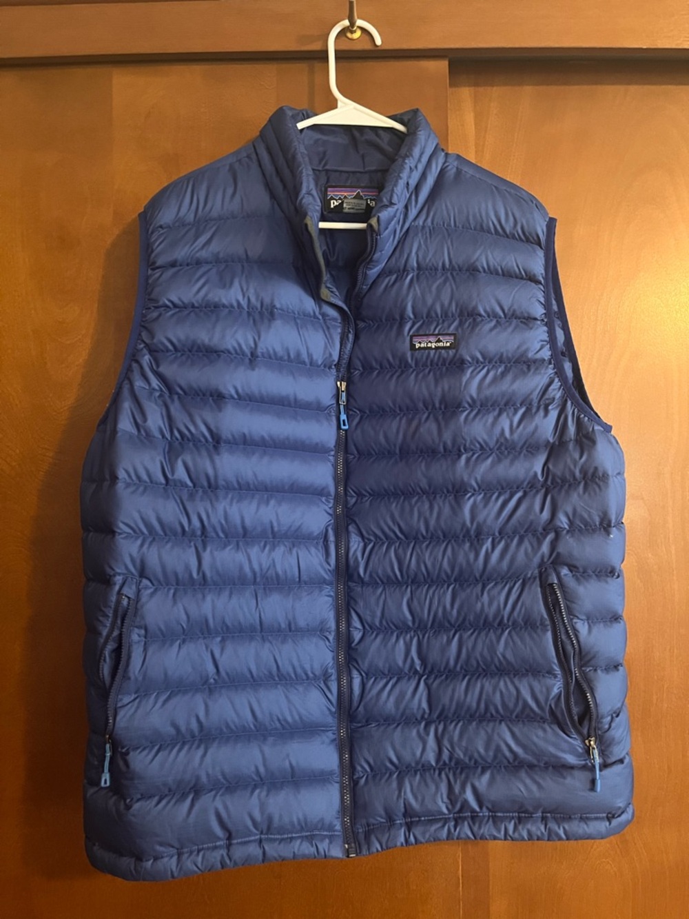 Patagonia Men’s Royal Blue Down Puffer Vest